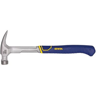 IRWIN Marteau, marteau arraché, poignée texturée ergonomique, 473,6 g (IWHT51216) IRWIN Marteau, marteau arraché, poignée texturée ergonomique, 473,6 g (IWHT51216)