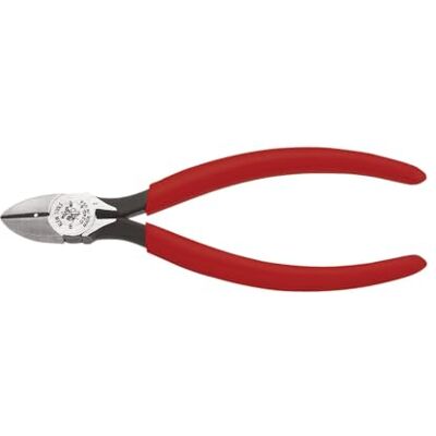 KLEIN TOOLS D240-6 Pliers, Diagonal Cutting Pliers with Tapered Nose and Wire Stripping Hole, 6-Inch KLEIN TOOLS D240-6 Pliers, Diagonal Cutting Pliers with Tapered Nose and Wire Stripping Hole, 6-Inch