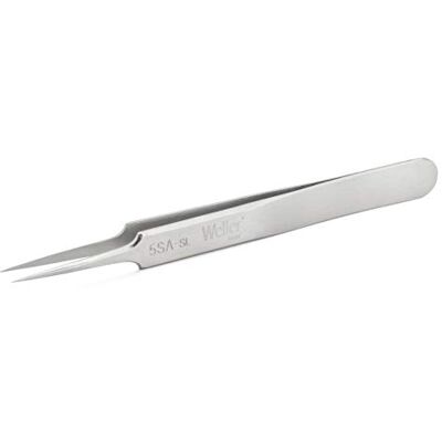 Erem Weller 5SASL Pince à épiler de précision à pointe très pointue pour fils très fins 110 mm Erem Weller 5SASL Pince à épiler de précision à pointe très pointue pour fils très fins 110 mm