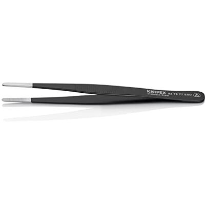 KNIPEX Acier inoxydable Gripping Tweezers Blunt Tips-ESD KNIPEX Acier inoxydable Gripping Tweezers Blunt Tips-ESD