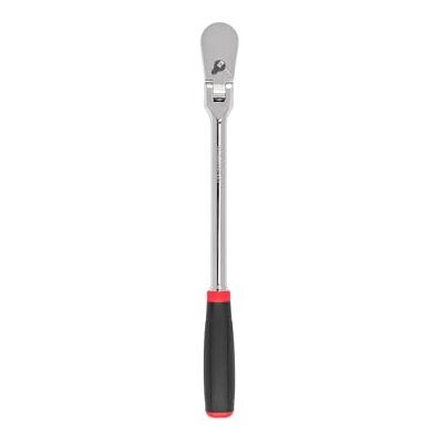 TEKTON Clé à cliquet confortable à tête flexible de 1,27 cm x 35,6 cm SRH22214 TEKTON Clé à cliquet confortable à tête flexible de 1,27 cm x 35,6 cm SRH22214