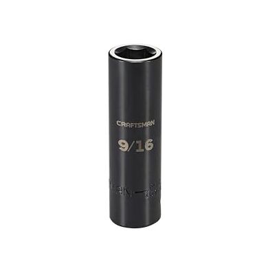 Craftsman Douille à choc profonde, SAE, entraînement 1/2", 9/16" (CMMT15998) Craftsman Douille à choc profonde, SAE, entraînement 1/2", 9/16" (CMMT15998)