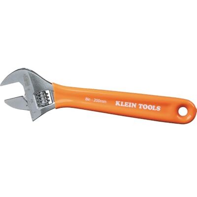 KLEIN TOOLS O5078 Clé à molette réglable, mâchoire forgée avec précision de 3,8 cm, échelle SAE et métrique, poignée en plastique, 20,3 cm KLEIN TOOLS O5078 Clé à molette réglable, mâchoire forgée avec précision de 3,8 cm, échelle SAE et métrique, poignée en plastique, 20,3 cm