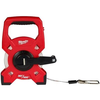 Milwaukee Tools4trade Cinta Larga de fibra 30m Long Tape Fibreglass LTF30-100 1pc Milwaukee Tools4trade Cinta Larga de fibra 30m Long Tape Fibreglass LTF30-100 1pc
