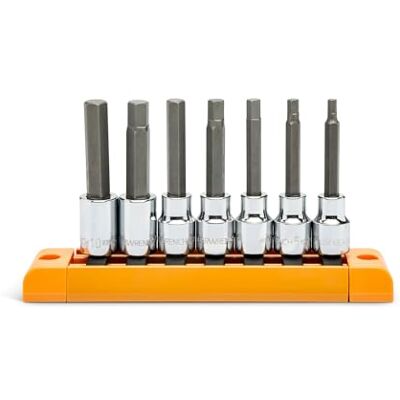 GEARWRENCH Lot de 7 douilles hexagonales 3/8" Longueur moyenne 82546 GEARWRENCH Lot de 7 douilles hexagonales 3/8" Longueur moyenne 82546