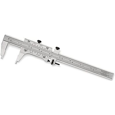 Starrett Pied à coulisse 123Z-6, en acier, mâchoire de style plume, plage de 0 à 15,2 cm, précision de +/-0 cm, résolution de 0 cm Starrett Pied à coulisse 123Z-6, en acier, mâchoire de style plume, plage de 0 à 15,2 cm, précision de +/-0 cm, résolution de 0 cm
