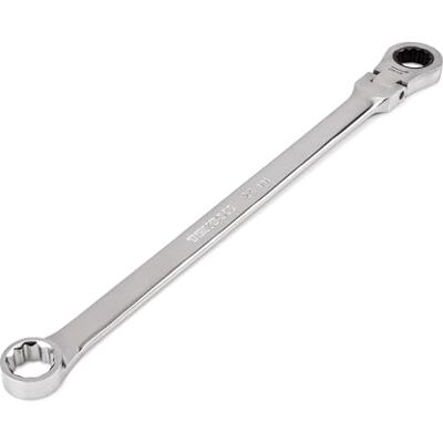 TEKTON Clé à cliquet à 12 pans à tête fixe/flexible de 24 mm de long WRB35424 TEKTON Clé à cliquet à 12 pans à tête fixe/flexible de 24 mm de long WRB35424