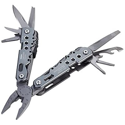 TROIKA TRAVAIL TOL41/GY Outil multifonction 10 fonctions Ressort intégré et fonction de verrouillage Pinces, couteaux, scie Ouvre-bouteilles, ouvre-boîtes Original TROIKA TRAVAIL TOL41/GY Outil multifonction 10 fonctions Ressort intégré et fonction de verrouillage Pinces, couteaux, scie Ouvre-bouteilles, ouvre-boîtes Original