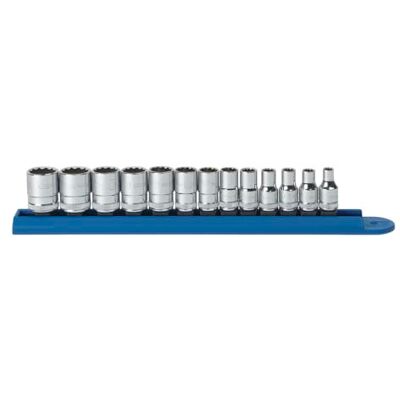 GEARWRENCH Jeu de clés à douille 13 pièces 6 mm carré 12 pans jeu de clés à douille standard, métrique-80306. GEARWRENCH Jeu de clés à douille 13 pièces 6 mm carré 12 pans jeu de clés à douille standard, métrique-80306.