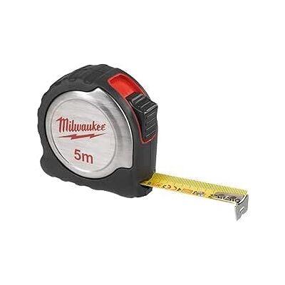 Milwaukee 4932451638 Ruban à mesurer compact Noir/rouge 5 m 19 mm Milwaukee 4932451638 Ruban à mesurer compact Noir/rouge 5 m 19 mm