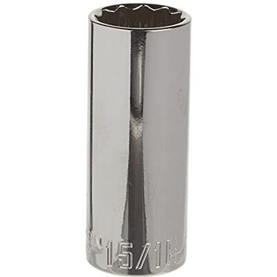 Craftsman Douille profonde, SAE, entraînement 1/2", 15/16", 12 points (CMMT47529) Craftsman Douille profonde, SAE, entraînement 1/2", 15/16", 12 points (CMMT47529)