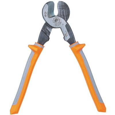 KLEIN TOOLS 63225RINS Coupe-câble, fabriqué aux États-Unis, coupe-câble isolé à haut effet de levier coupe l'aluminium, le cuivre et les câbles de communication, 22,9 cm KLEIN TOOLS 63225RINS Coupe-câble, fabriqué aux États-Unis, coupe-câble isolé à haut effet de levier coupe l'aluminium, le cuivre et les câbles de communication, 22,9 cm