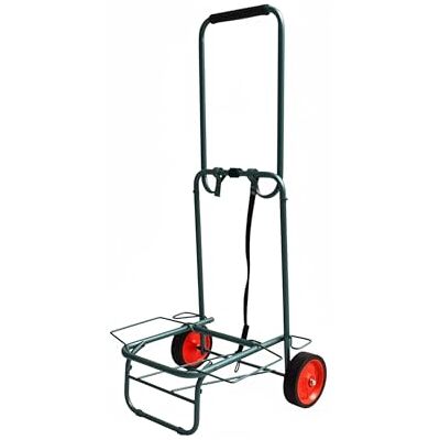 Relaxdays Chariot de transport pliable, poignée rembourrée, vert 2 roues caoutchouc, sangles, jusqu'à 35 kg Relaxdays Chariot de transport pliable, poignée rembourrée, vert 2 roues caoutchouc, sangles, jusqu'à 35 kg
