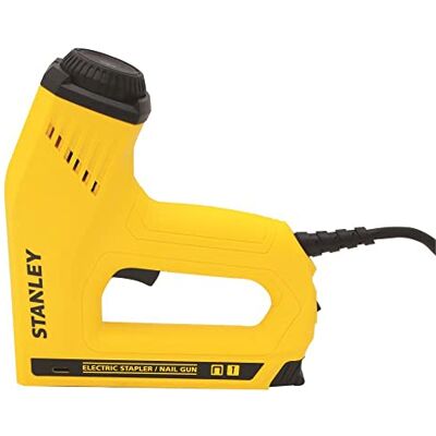Stanley Agrafeuse/cloueuse électrique robuste 0-TRE550, JAUNE Stanley Agrafeuse/cloueuse électrique robuste 0-TRE550, JAUNE