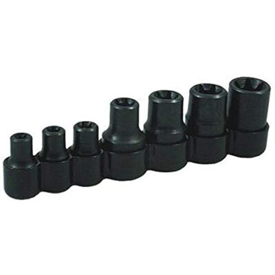 Lisle 26750 Lot de 7 douilles Torx externes Lisle 26750 Lot de 7 douilles Torx externes