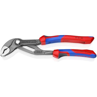 KNIPEX 87 02 180 SBA Tools Pince pour pompe à eau Cobra multi-composants (8702180SBA) KNIPEX 87 02 180 SBA Tools Pince pour pompe à eau Cobra multi-composants (8702180SBA)