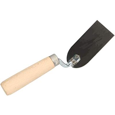 KOTARBAU ® Truelle de maçonnerie en acier inoxydable 100 mm x 60 mm avec manche en bois Truelle de plâtre carrée pour travaux de maçonnerie KOTARBAU ® Truelle de maçonnerie en acier inoxydable 100 mm x 60 mm avec manche en bois Truelle de plâtre carrée pour travaux de maçonnerie