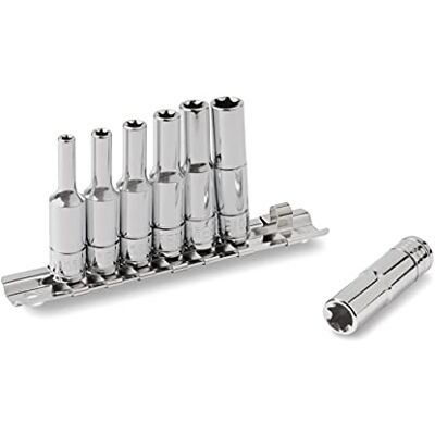 Titan 7 pièces 1/4 Dr Deep External Sta (66320) Titan 7 pièces 1/4 Dr Deep External Sta (66320)