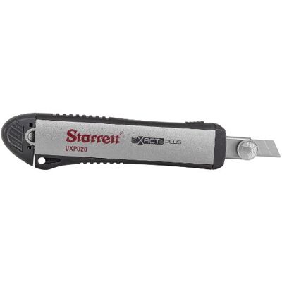 Starrett Petit couteau utilitaire en aluminium extrudé à verrouillage automatique 30738 Starrett Petit couteau utilitaire en aluminium extrudé à verrouillage automatique 30738