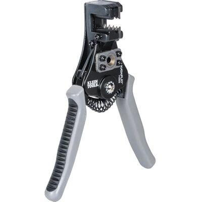 KLEIN TOOLS 11069S Pince à dénuder solaire automatique, dénudage de précision pour fils électriques toronnés solides de 6 à 12 AWG et 8 à 14 AWG KLEIN TOOLS 11069S Pince à dénuder solaire automatique, dénudage de précision pour fils électriques toronnés solides de 6 à 12 AWG et 8 à 14 AWG