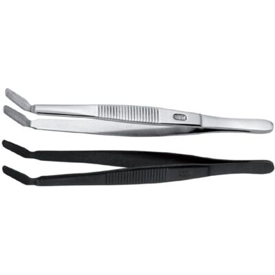 RSG Pince à épiler incurvée en acier inoxydable Pointe très fine Longueur : 120 mm RSG Pince à épiler incurvée en acier inoxydable Pointe très fine Longueur : 120 mm