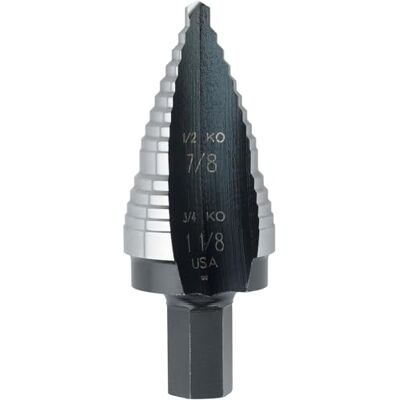 IRWIN Tools Unibit #9 7/8" et 1-1/8", tige 1/2" (10239) IRWIN Tools Unibit #9 7/8" et 1-1/8", tige 1/2" (10239)