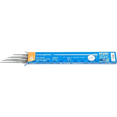 PFERD Classic Line 17038 Lot de 6 limes pour tronçonneuse Diamètre 3/16" x Longueur 20,3 cm PFERD Classic Line 17038 Lot de 6 limes pour tronçonneuse Diamètre 3/16" x Longueur 20,3 cm