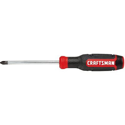 Craftsman Tournevis Phillips, bi-matière, PH #2 X 4 pouces (CMHT65054N) Craftsman Tournevis Phillips, bi-matière, PH #2 X 4 pouces (CMHT65054N)