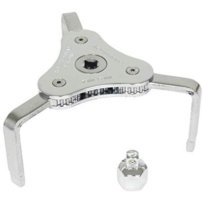 Lisle 63890 Clé à 3 mâchoires 73-153 mm avec adaptateur Lisle 63890 Clé à 3 mâchoires 73-153 mm avec adaptateur