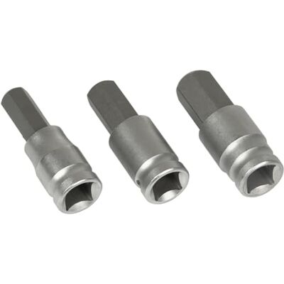 PERFORMANCE TOOL W86023 Lot de 3 douilles hexagonales Taille L PERFORMANCE TOOL W86023 Lot de 3 douilles hexagonales Taille L