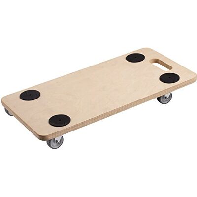 Metafranc Chariot de transport 590 x 290 mm – Charge maximale 200 kg – Roues en PU/Chariot de transport pour déménagement/Chariot pour transport de meubles/Chariot de caisse en bois / 822100 Metafranc Chariot de transport 590 x 290 mm – Charge maximale 200 kg – Roues en PU/Chariot de transport pour déménagement/Chariot pour transport de meubles/Chariot de caisse en bois / 822100