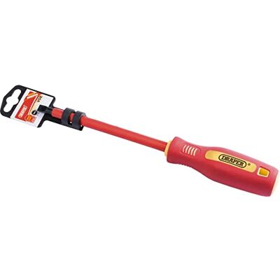 Draper 46519 Entièrement isolé Tournevis plat ordinaire, 6,5 x 150 mm Draper 46519 Entièrement isolé Tournevis plat ordinaire, 6,5 x 150 mm