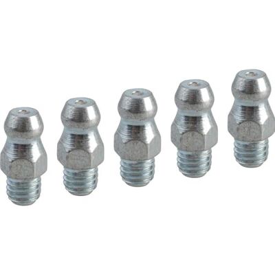 Faithfull Lot de 5 tétons de graisse droits M6 x 1,0 Faithfull Lot de 5 tétons de graisse droits M6 x 1,0