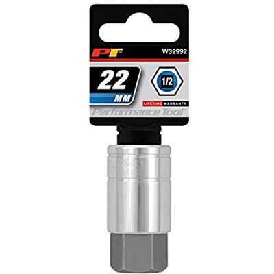 PERFORMANCE TOOL W32992 Douille hexagonale 1/2 Dr. 22 mm PERFORMANCE TOOL W32992 Douille hexagonale 1/2 Dr. 22 mm
