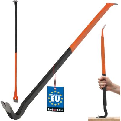 KOTARBAU ® Pied de biche forgé 800 mm Résistant à la flexion Pied de biche double face en acier KOTARBAU ® Pied de biche forgé 800 mm Résistant à la flexion Pied de biche double face en acier