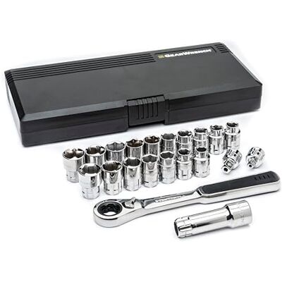 GEARWRENCH K-D8921 Gear Wrench 21 pièces 3/8" Drive Pass Thru Ratchet Set GEARWRENCH K-D8921 Gear Wrench 21 pièces 3/8" Drive Pass Thru Ratchet Set