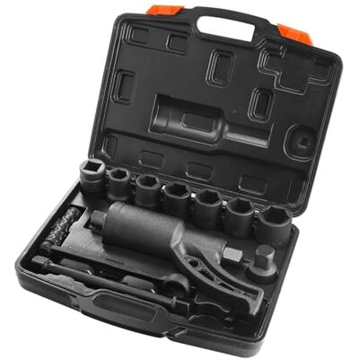 VEVOR Clé Multiplicateur de Couple 25,4 mm Rapport 1:58 Multiplicateur de Force avec 8 Douilles Coffret Démultiplicateur de Couple en Acier Allié pour Démontage d’Écrou de Roue Voiture Atelier Garage VEVOR Clé Multiplicateur de Couple 25,4 mm Rapport 1:58 Multiplicateur de Force avec 8 Douilles Coffret Démultiplicateur de Couple en Acier Allié pour Démontage d’Écrou de Roue Voiture Atelier Garage