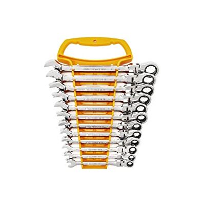 GEARWRENCH 9901D Lot de 12 pièces avec clé à cliquet réversible, métrique, 12 pans GEARWRENCH 9901D Lot de 12 pièces avec clé à cliquet réversible, métrique, 12 pans