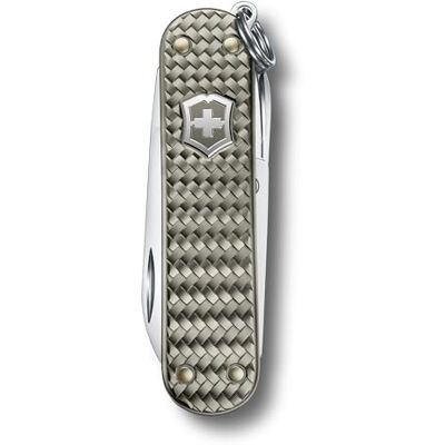 Victorinox Couteau de Poche Classic Precious Alox, 5 Fonctions, Outil Multifonction avec Ciseaux, Tournevis, Porte-Clés, y c. Boîte Cadeau, Infinite Gray Mini couteau de poche EDC pour homme avec échelle Alox tissée, ciseaux, lime à ongles, tournevis et Victorinox Couteau de Poche Classic Precious Alox, 5 Fonctions, Outil Multifonction avec Ciseaux, Tournevis, Porte-Clés, y c. Boîte Cadeau, Infinite Gray Mini couteau de poche EDC pour homme avec échelle Alox tissée, ciseaux, lime à ongles, tournevis et