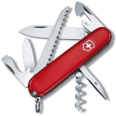 Victorinox , Schweizer Taschenmesser, Camper, Multitool, 13 Funktionen, Klinge, gross, Korkenzieher, Dosenöffner Ouvre-boîte et tire-bouchon essentiels pour le camping en plein air Victorinox , Schweizer Taschenmesser, Camper, Multitool, 13 Funktionen, Klinge, gross, Korkenzieher, Dosenöffner Ouvre-boîte et tire-bouchon essentiels pour le camping en plein air