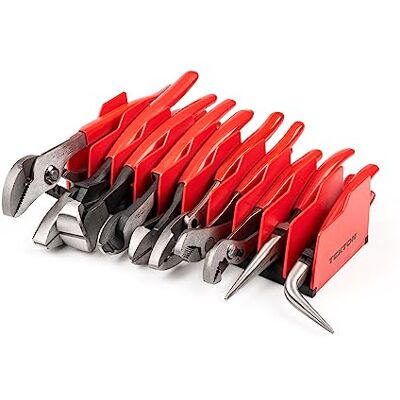 TEKTON PLR99201 Lot de 10 pinces de préhension et de coupe avec support TEKTON PLR99201 Lot de 10 pinces de préhension et de coupe avec support