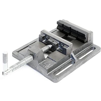 WilTec Étau de machine Mâchoire 100mm Atelier Perceuse Machine forage Établi Meulage Outil professionnel WilTec Étau de machine Mâchoire 100mm Atelier Perceuse Machine forage Établi Meulage Outil professionnel