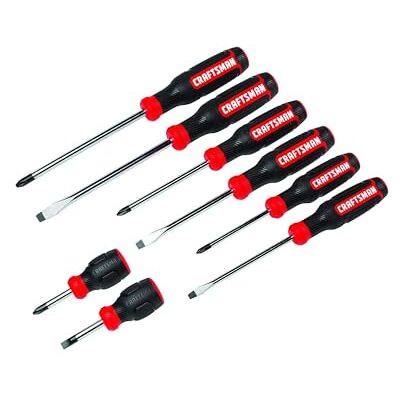 Craftsman CMHT65075N Jeu de tournevis bi-matière 8 pièces Craftsman CMHT65075N Jeu de tournevis bi-matière 8 pièces