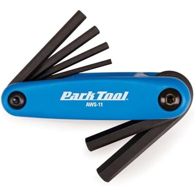 Park Tool AWS-11 Jeu de clés hexagonales pliables 3-6 mm/8-10 mm Park Tool AWS-11 Jeu de clés hexagonales pliables 3-6 mm/8-10 mm