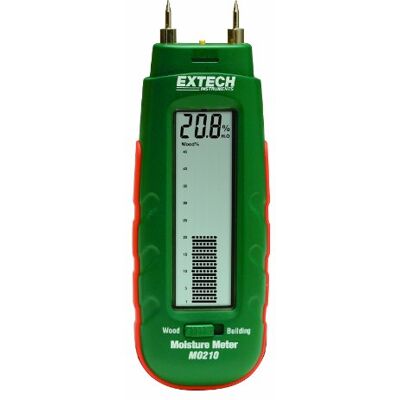 EXTECH MO210 Mesureur Humidité Poche, Type Broche, LCD et Bargraph Bois et matériaux construction, profondeur broche à 0,75po, LCD numérique + bargraph, broches remplaç. EXTECH MO210 Mesureur Humidité Poche, Type Broche, LCD et Bargraph Bois et matériaux construction, profondeur broche à 0,75po, LCD numérique + bargraph, broches remplaç.