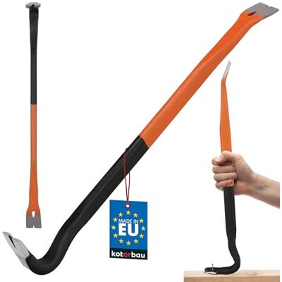 KOTARBAU ® Pied de biche forgé 600 mm Résistant à la flexion Pied de biche double face en acier KOTARBAU ® Pied de biche forgé 600 mm Résistant à la flexion Pied de biche double face en acier