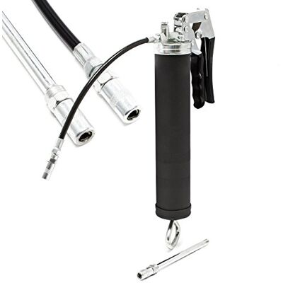 WilTec Pompe Graisse Manuelle Cartouches Graisse en Vrac Produit lubrifiant Presse Graisseur WilTec Pompe Graisse Manuelle Cartouches Graisse en Vrac Produit lubrifiant Presse Graisseur