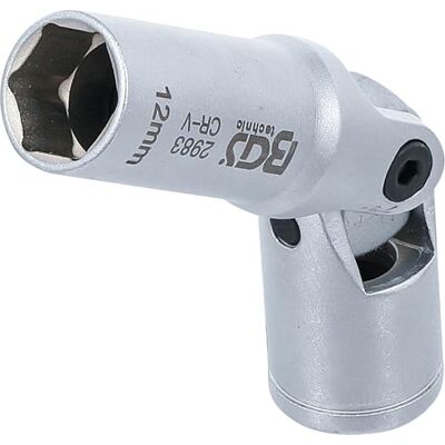 BGS 2983 Douille articulée de bougie hexagonales 10 mm (3/8") 12 mm BGS 2983 Douille articulée de bougie hexagonales 10 mm (3/8") 12 mm