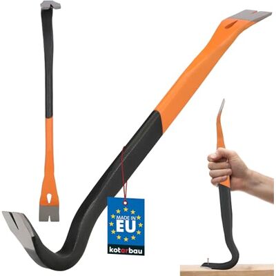 KOTARBAU ® Pied de biche forgé 450 mm Résistant à la flexion Pied de biche double face en acier KOTARBAU ® Pied de biche forgé 450 mm Résistant à la flexion Pied de biche double face en acier