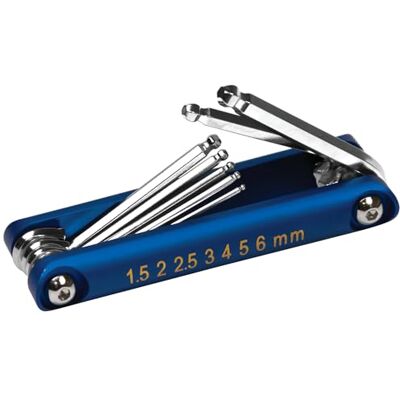 PERFORMANCE TOOL Jeu de clés hexagonales métriques à long bras 20148 – Acier au chrome vanadium pour plus de résistance et de durabilité avec extrémités sphériques et poignées en aluminium anodisé PERFORMANCE TOOL Jeu de clés hexagonales métriques à long bras 20148 – Acier au chrome vanadium pour plus de résistance et de durabilité avec extrémités sphériques et poignées en aluminium anodisé